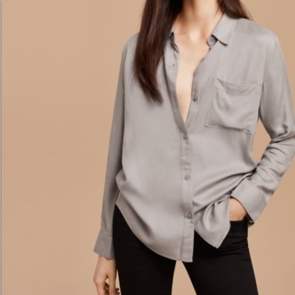 ARITIZIA TALULA BLOUSE SHIRT WORK CASUAL BUSINESS - Picture 1 of 16